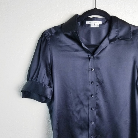 100 silk button up Clearance